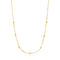 Gold Modern Beaded Necklace.