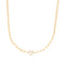 Gold Pearl Sparkle Chunky Chain Necklace