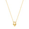 14kt Gold Heart Padlock Necklace