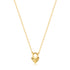 14kt Gold Heart Padlock Necklace