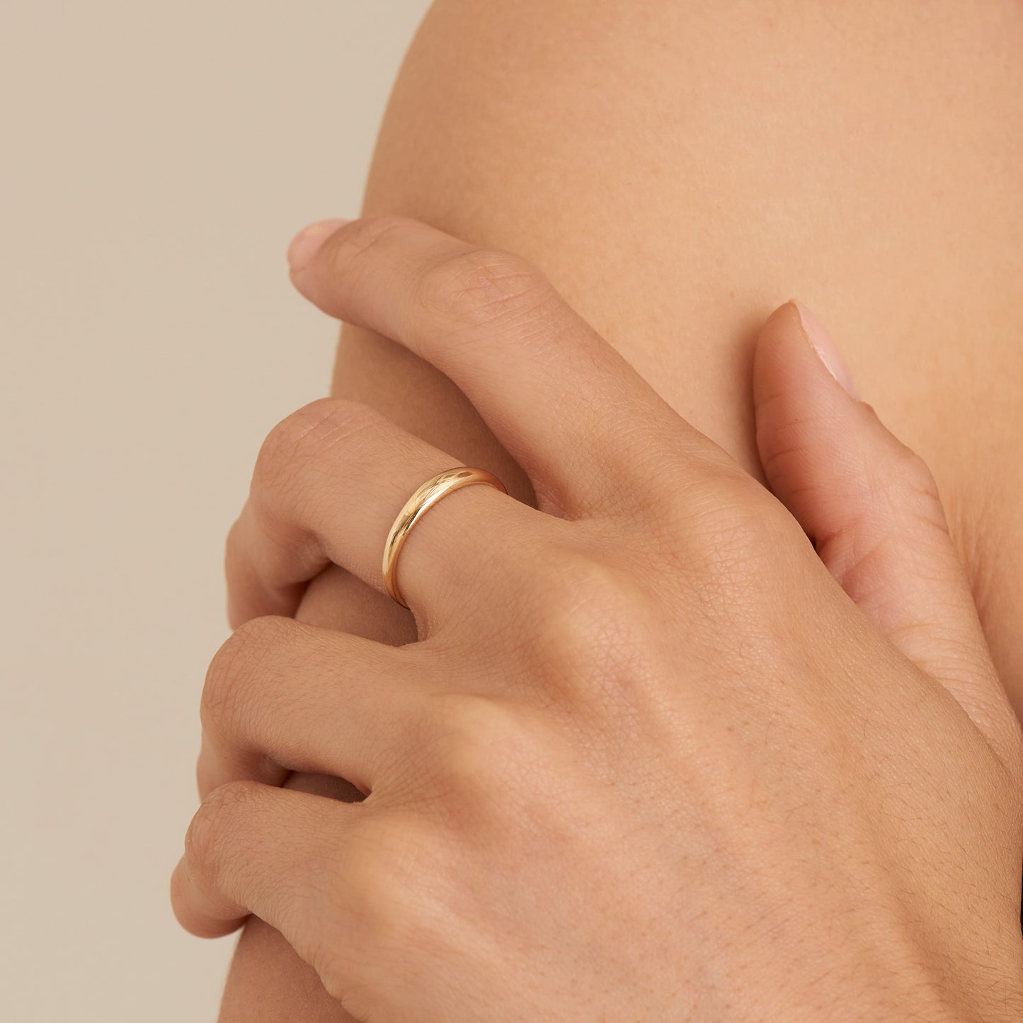 14kt Gold Magma Dome Ring