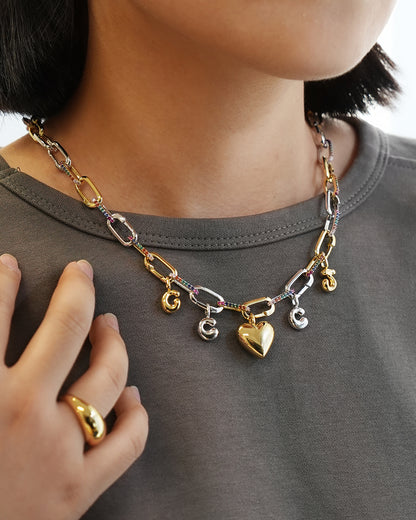 Gold C Letter Charm