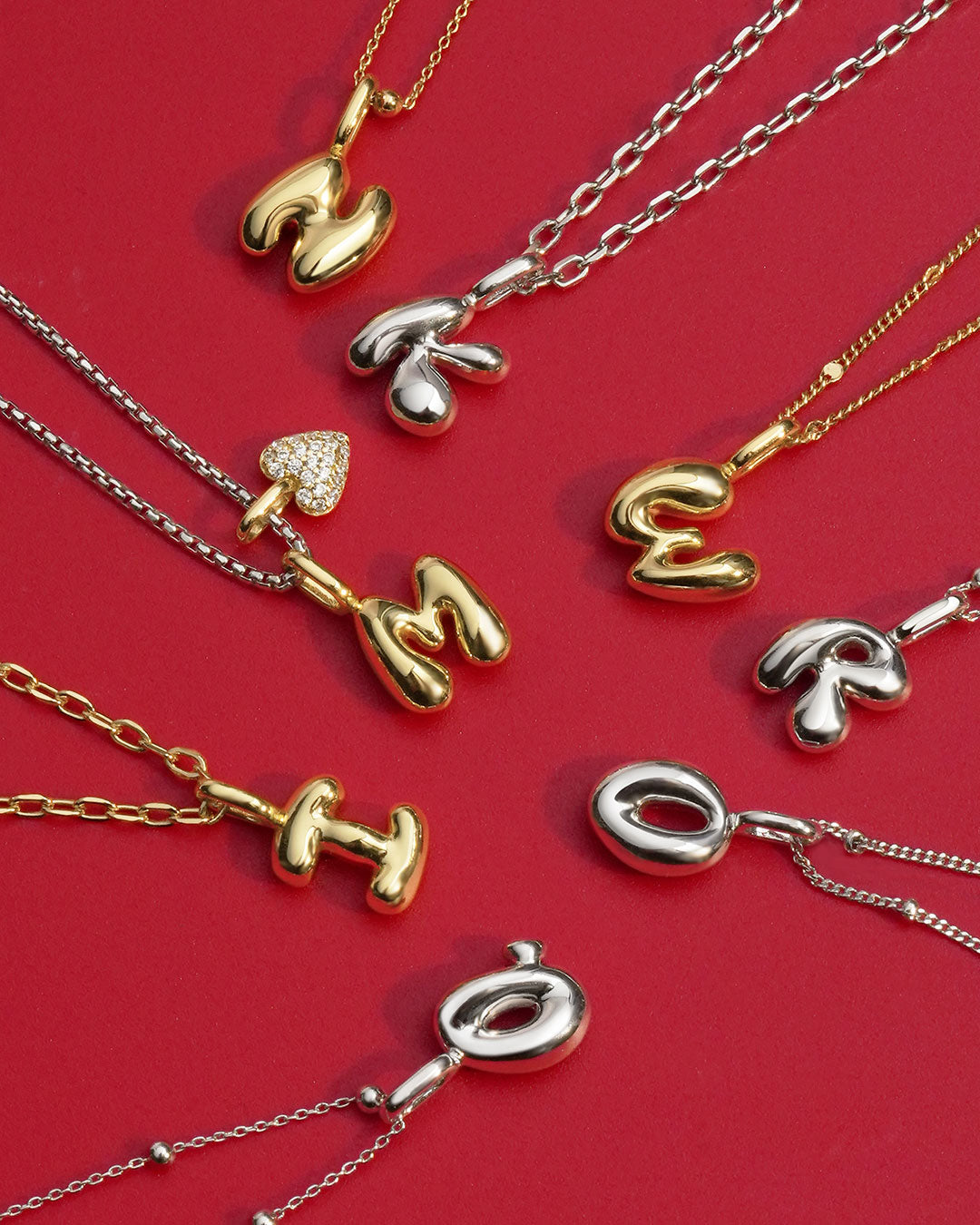 Gold N Letter Charm
