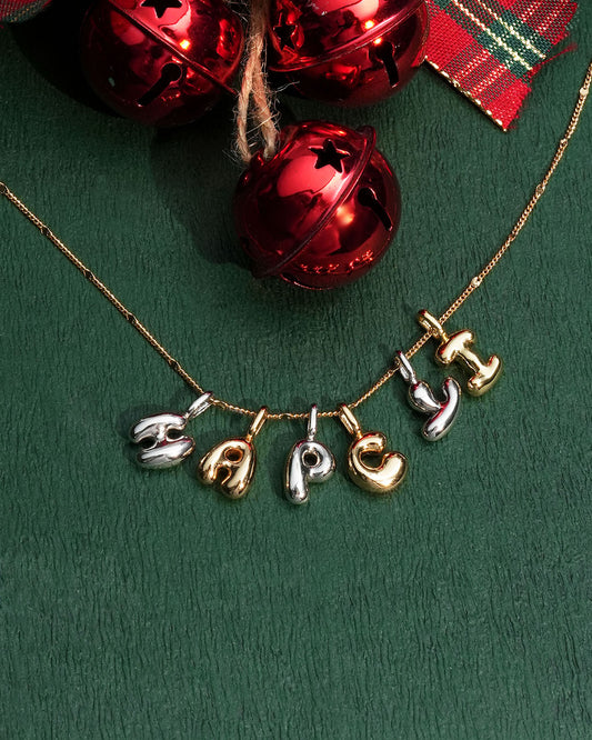 Gold I Letter Charm