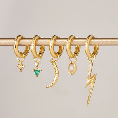 Gold Star Earring Charm