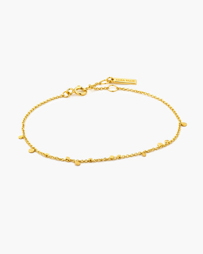 Gold Geometry Mixed Discs Bracelet