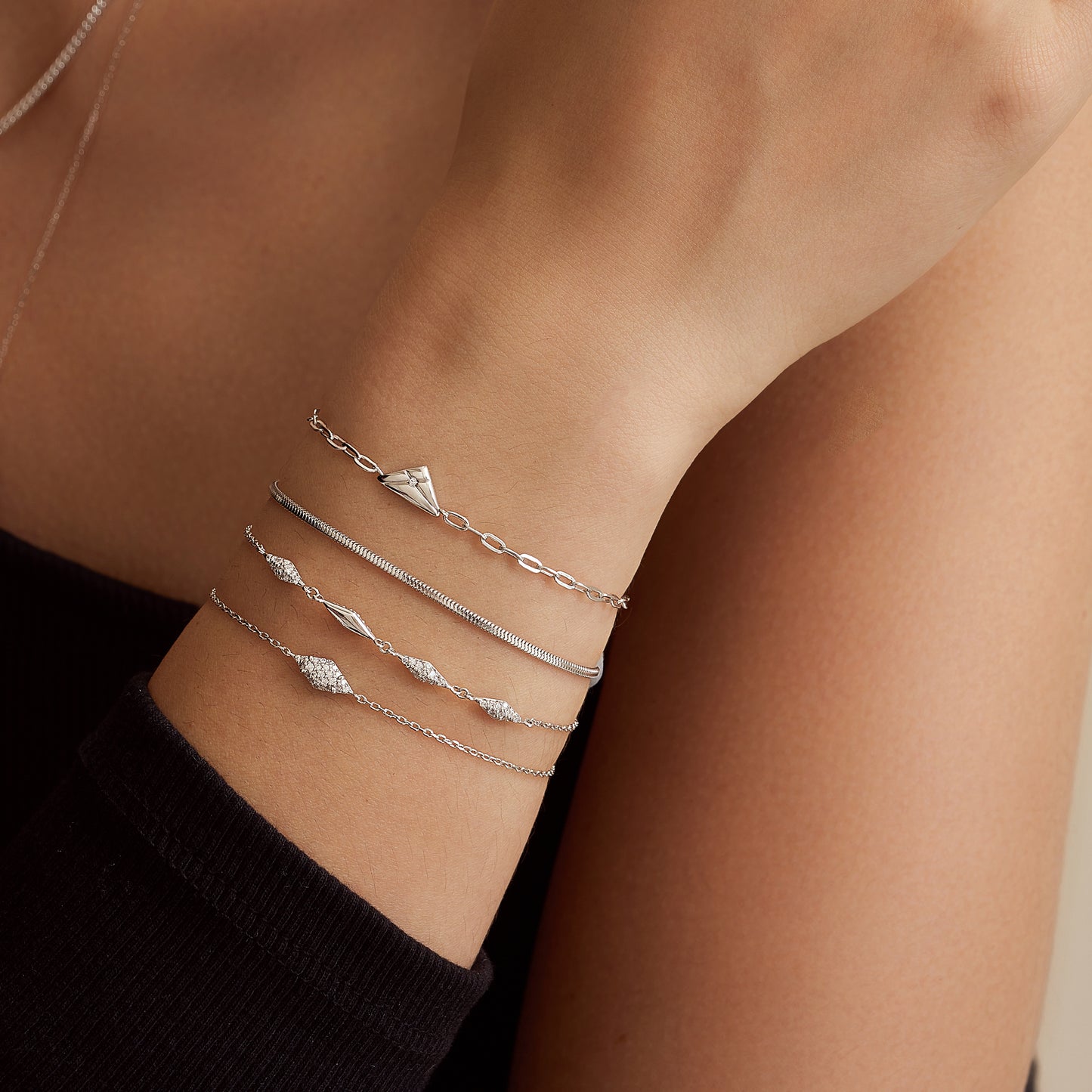 Silver Pavé Sparkle Bracelet