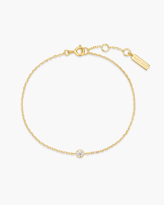 Gold Sparkle Bezel Bracelet