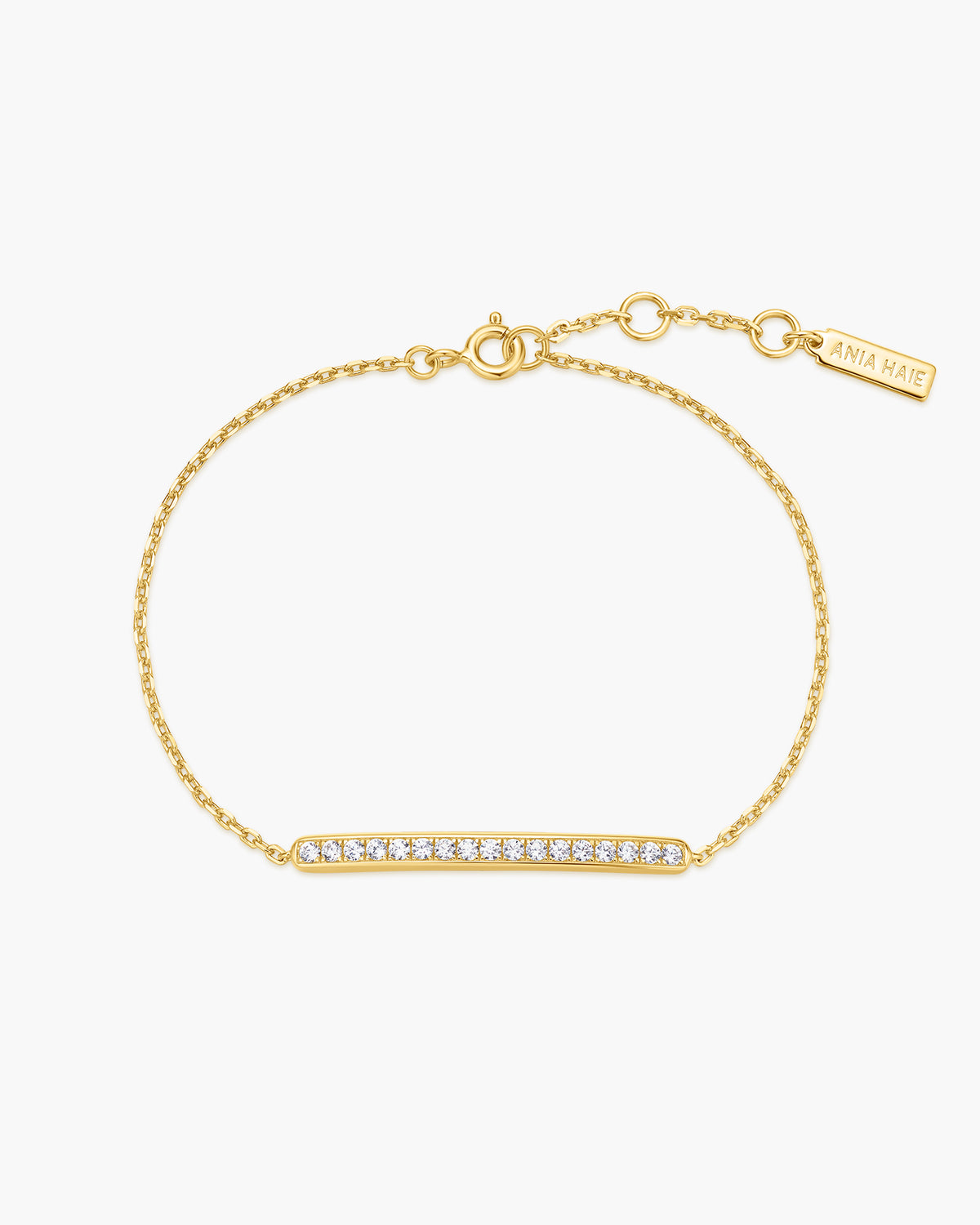 Gold Pavé Bar Bracelet