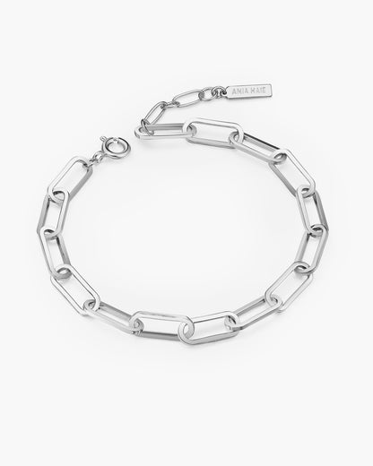 Silver Bold Chunky Chain Bracelet