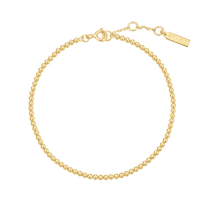 Gold Beaded Bracelet