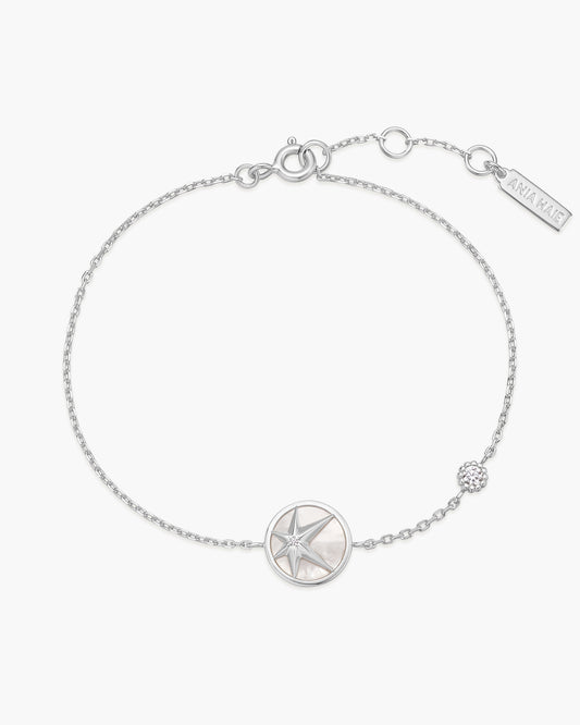 Silver Star Mother-of-Pearl Bracelet