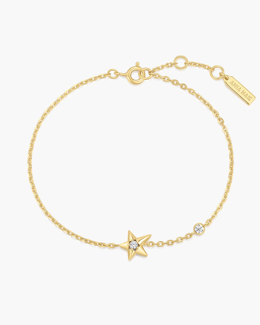 Gold Sparkling Star Bracelet
