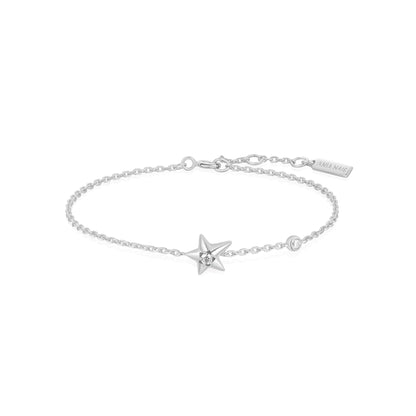 Silver Sparkling Star Bracelet