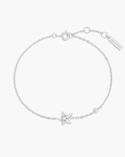 Silver Sparkling Star Bracelet