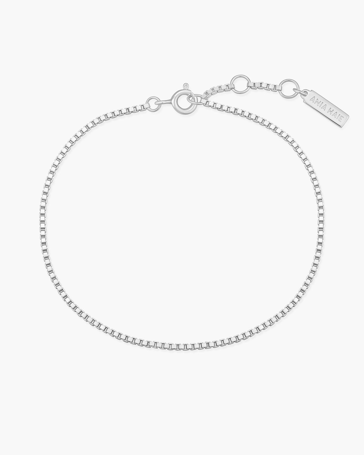 Silver Box Chain Bracelet