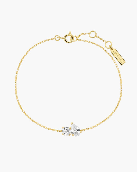 Gold Toi & Moi Bracelet