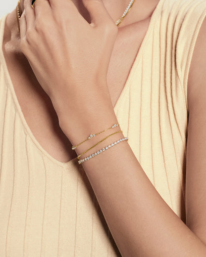 14kt Gold Beaded Bracelet