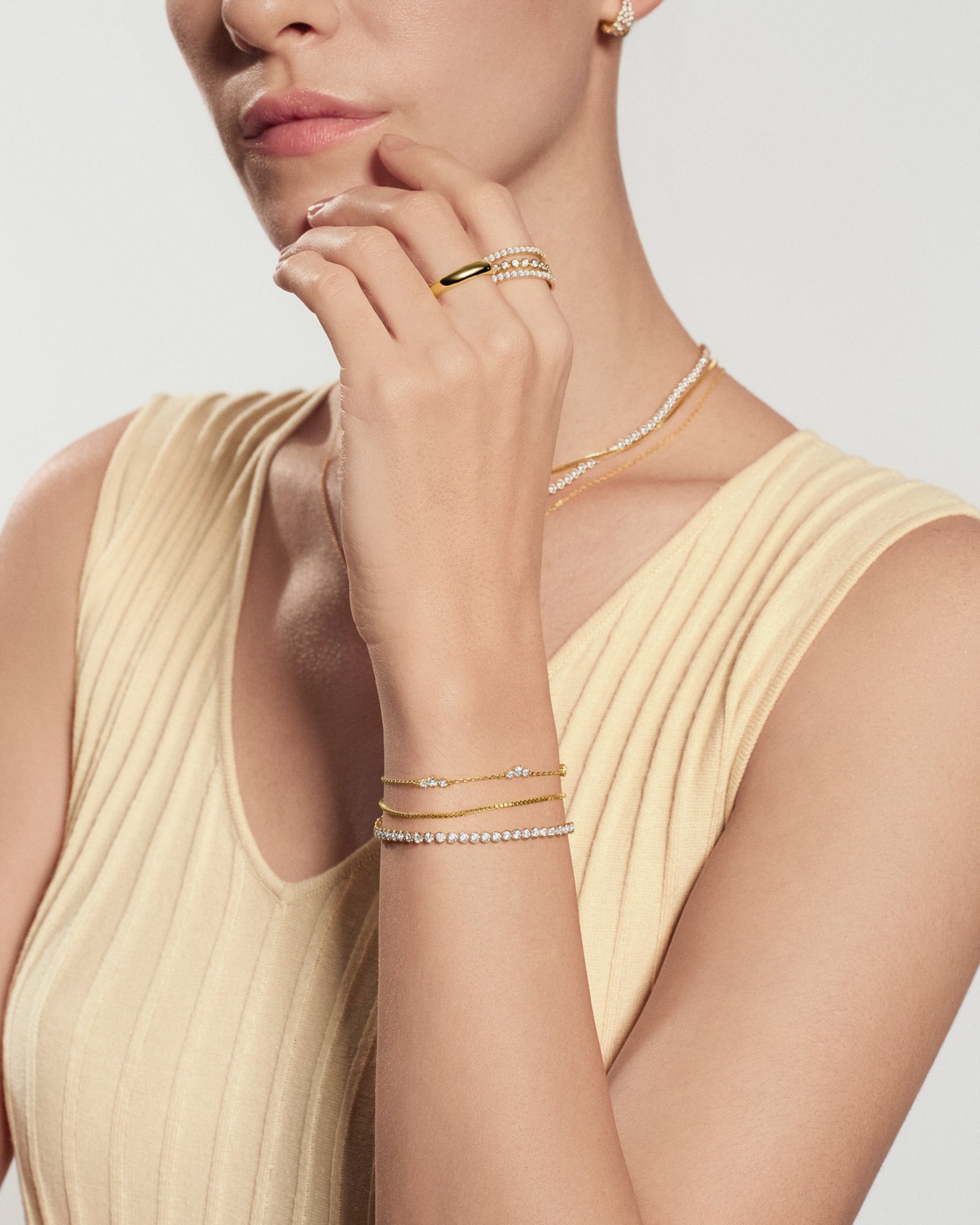 14kt Gold Beaded Bracelet