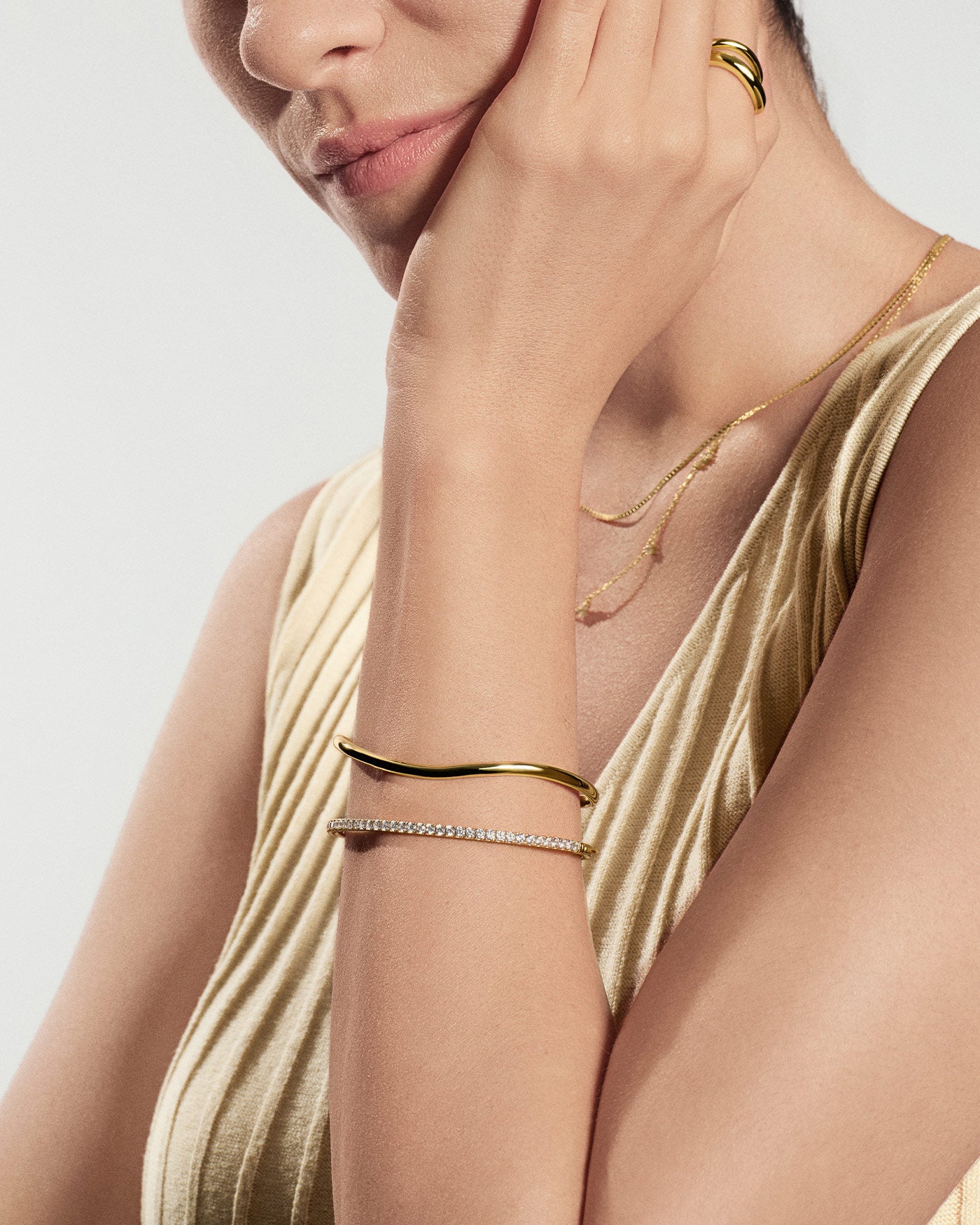 14kt Gold Beaded Bracelet