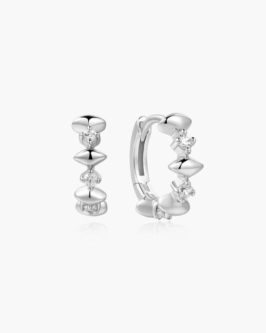 Silver Sparkle Huggies