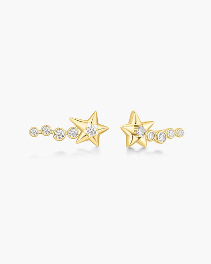 Gold Sparkling Meteor Climbers