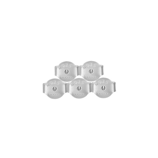 Silver Replacement Butterfly Back X 5