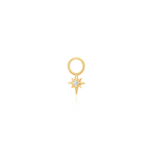 Gold Star Earring Charm
