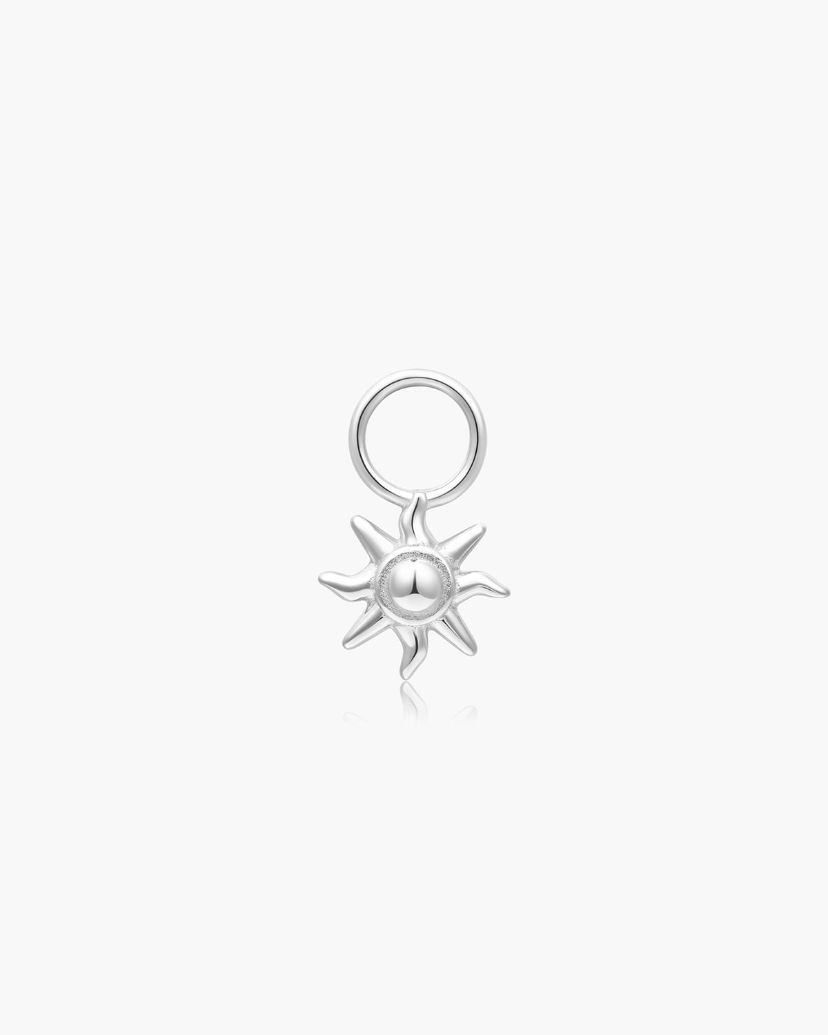 Silver Sunshine Earring Charm