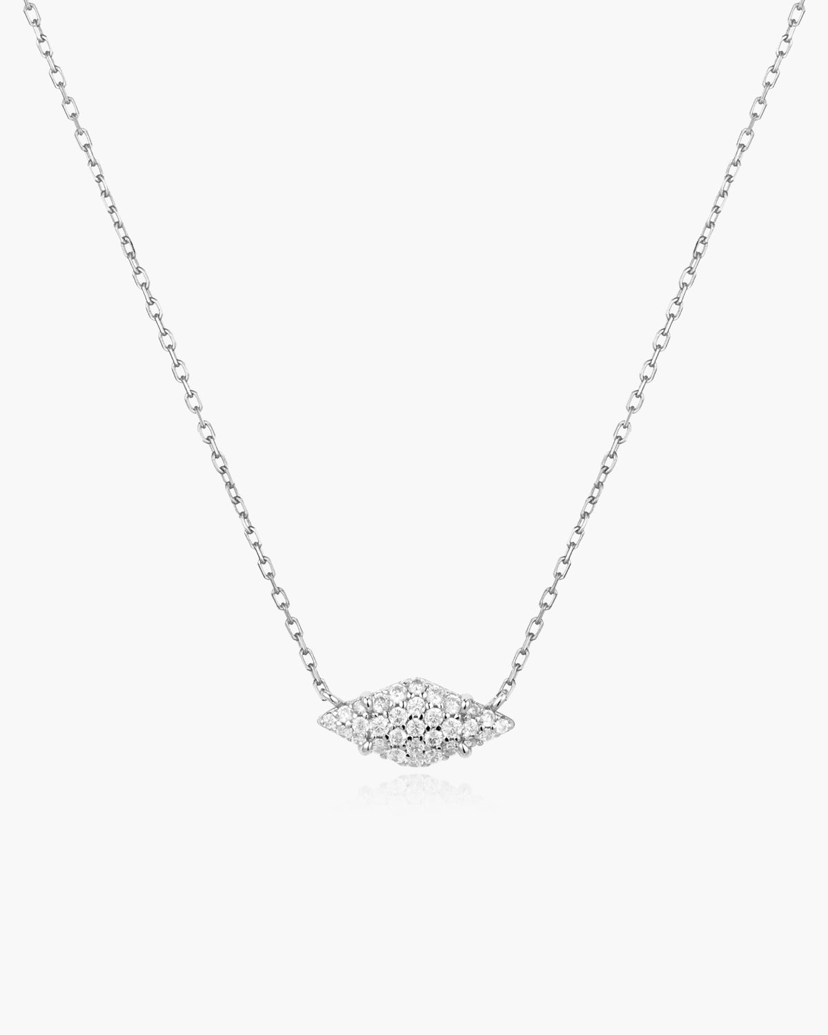Silver Pavé Sparkle Necklace