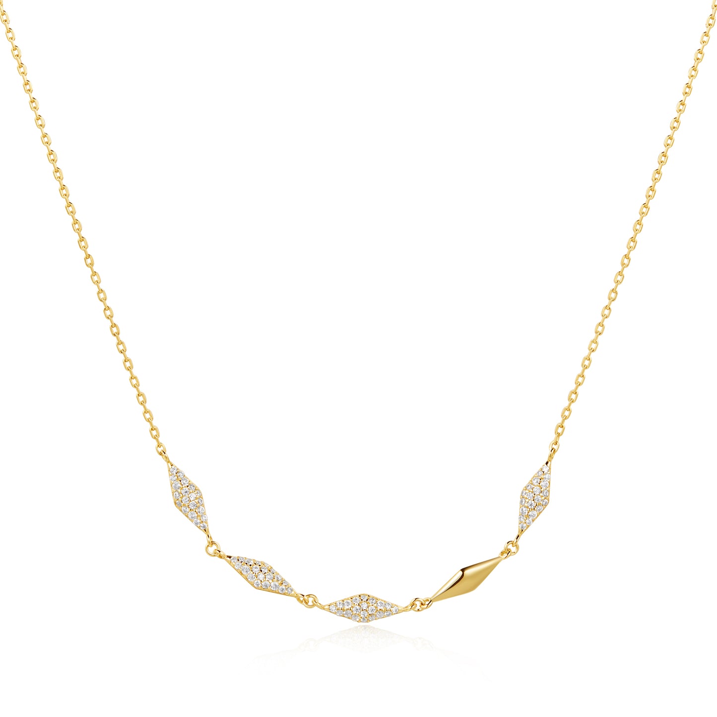 Gold Multi Sparkle Necklace