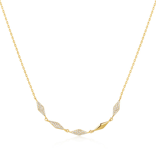 Gold Multi Sparkle Necklace