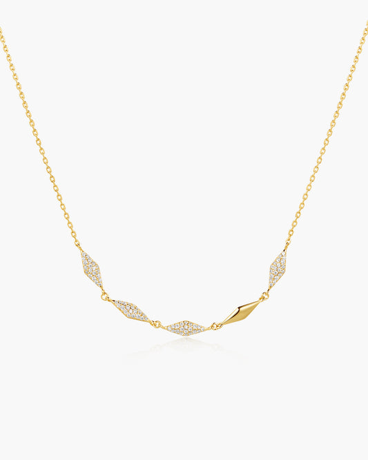 Gold Multi Sparkle Necklace