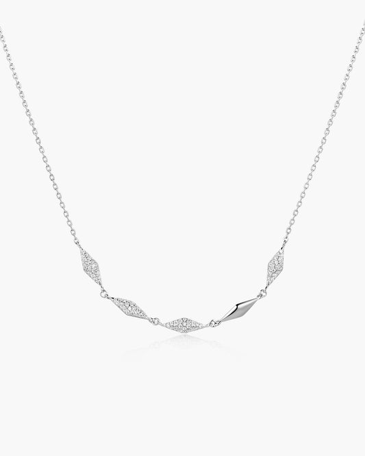 Silver Multi Sparkle Necklace