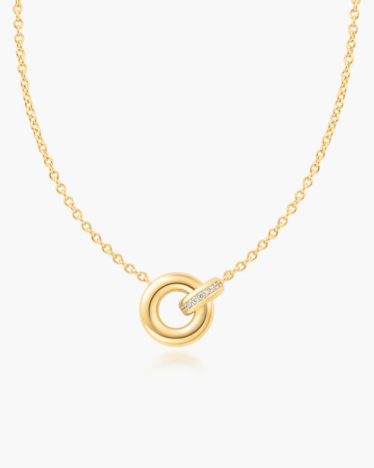 Gold Linked Necklace