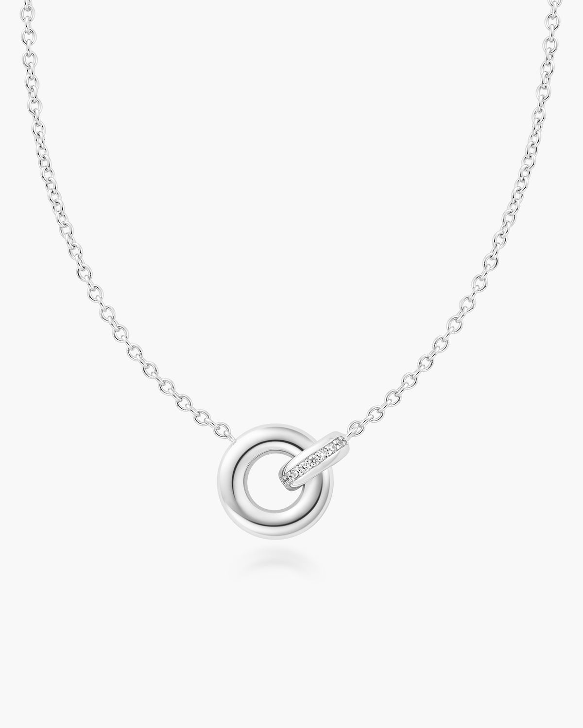 Silver Linked Necklace