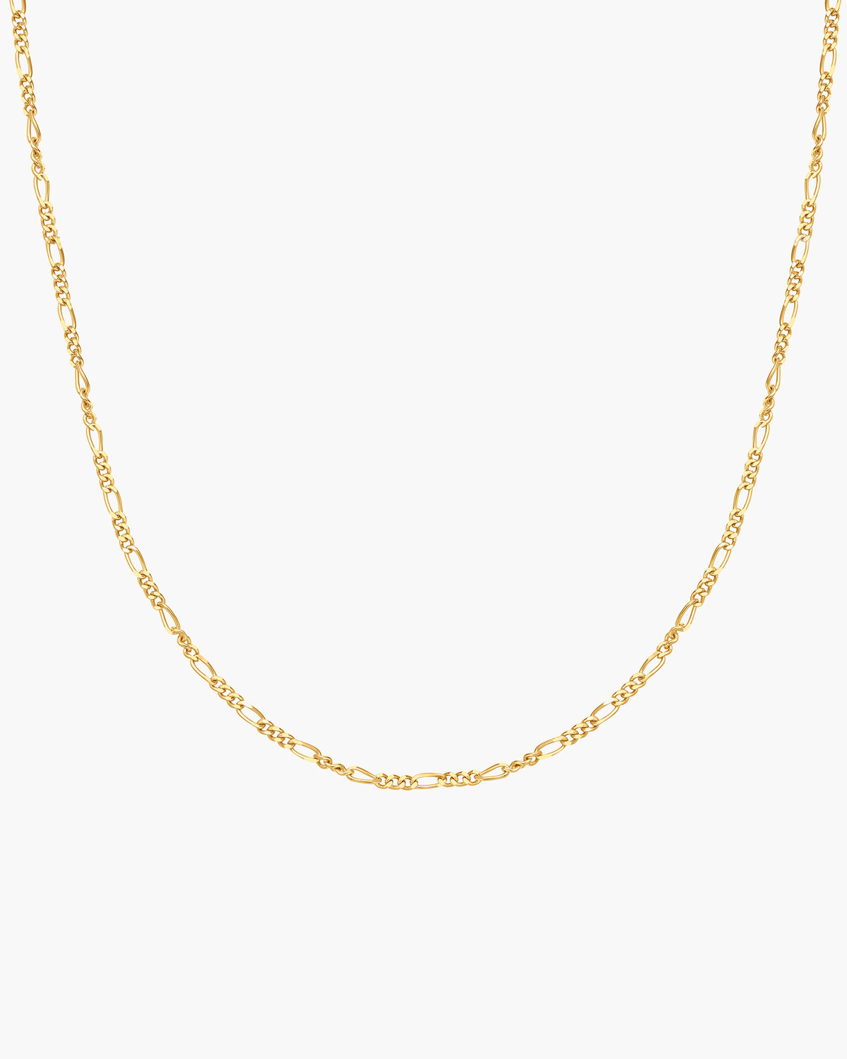 Gold Filia Curb Chain Necklace