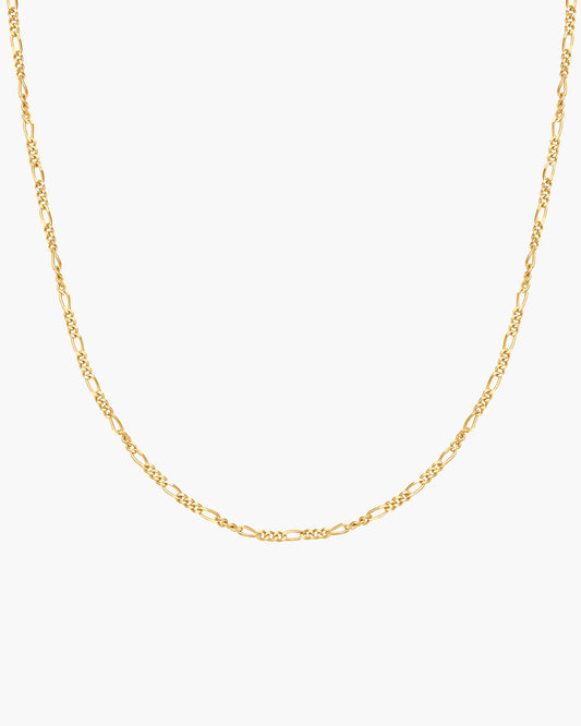 Gold Filia Curb Chain Necklace