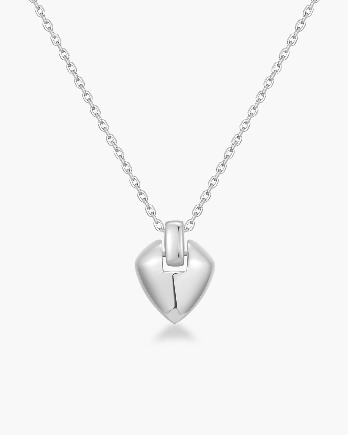 Silver Shield Pendent Necklace