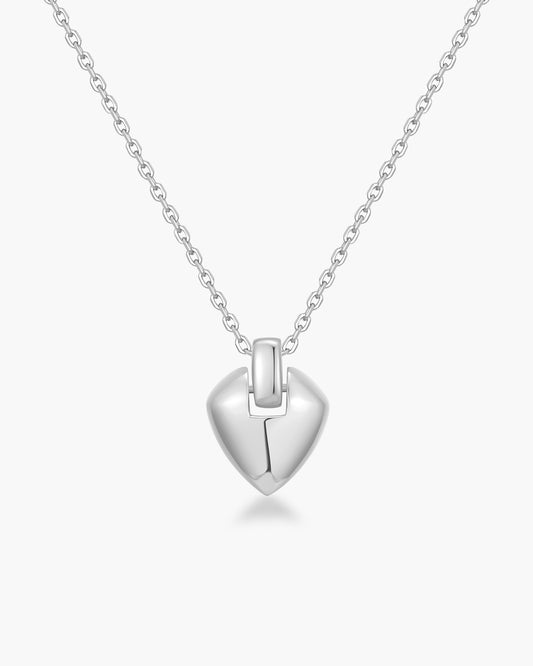 Silver Shield Pendent Necklace