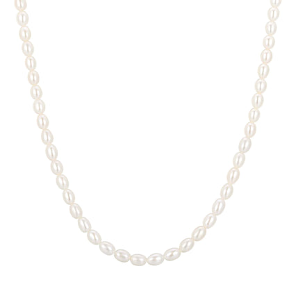 Gold Pearl Beaded Necklace