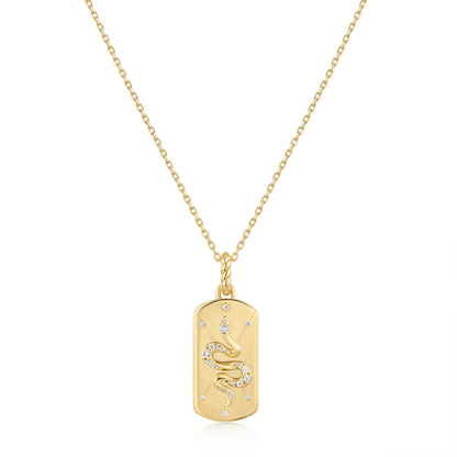 Gold Serpent Necklace
