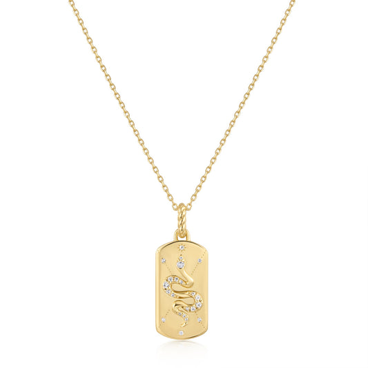 Gold Serpent Necklace
