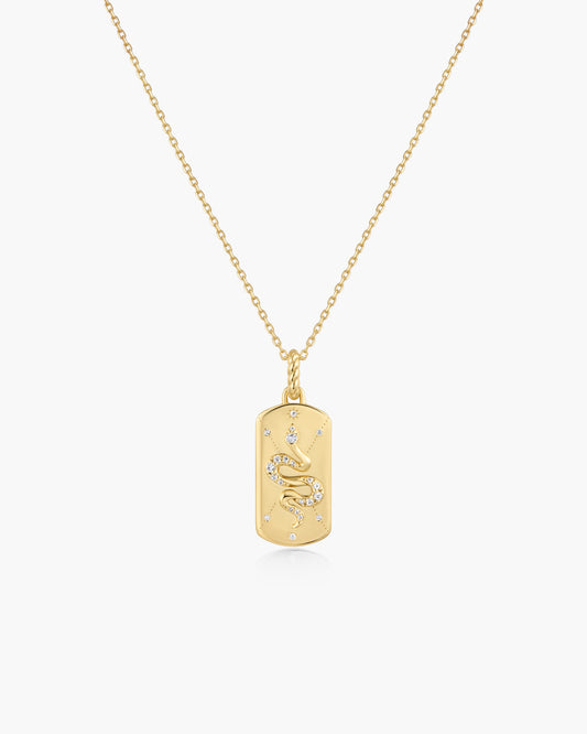 Gold Serpent Necklace
