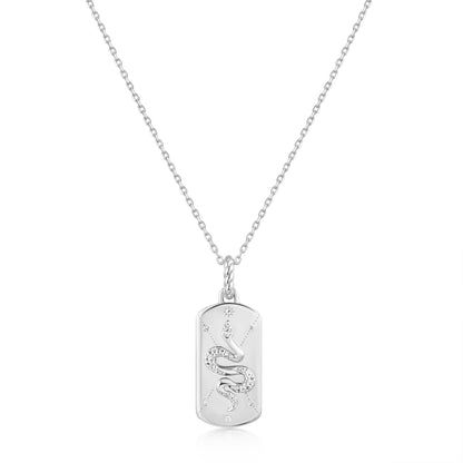 Silver Serpent Necklace