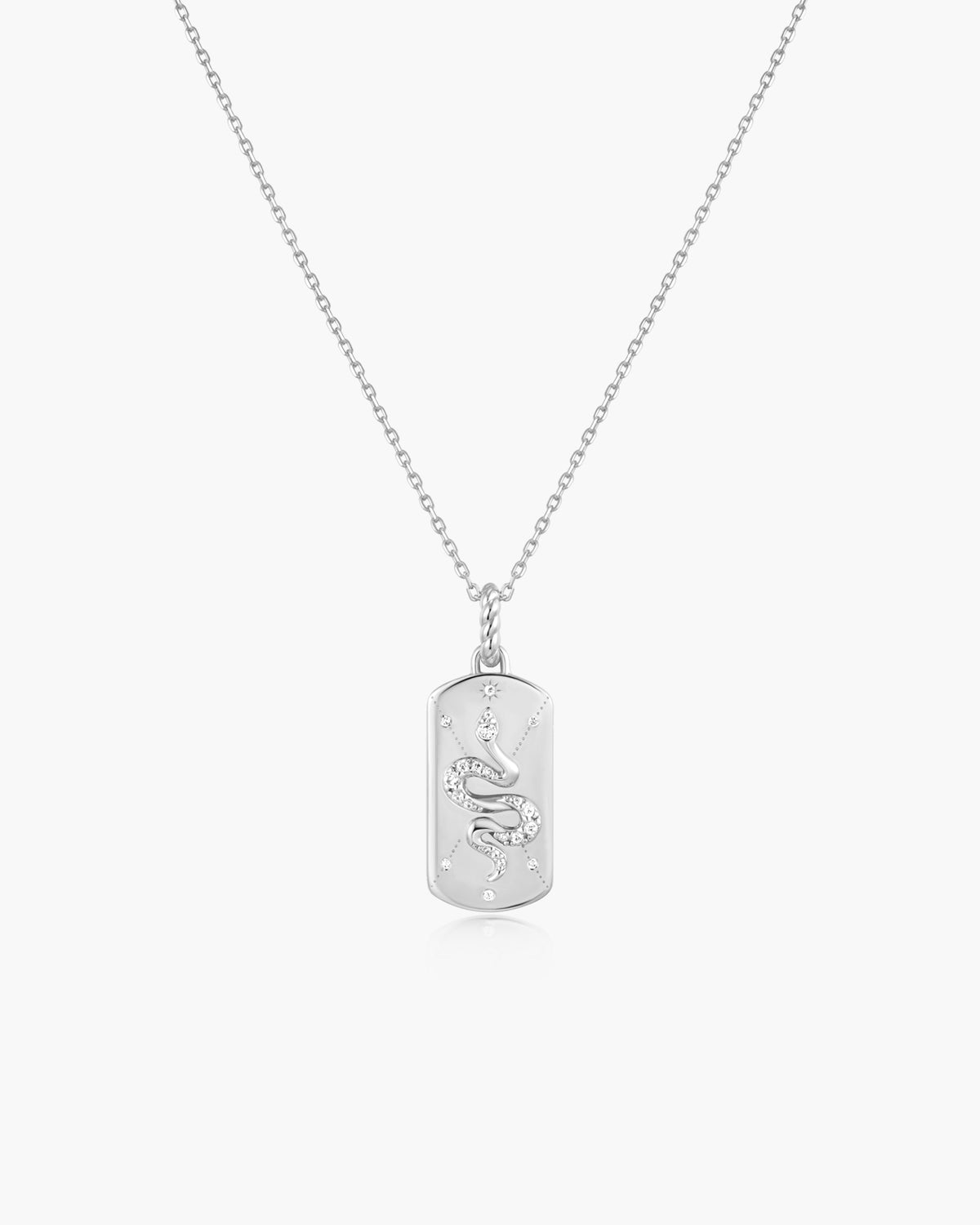 Silver Serpent Necklace