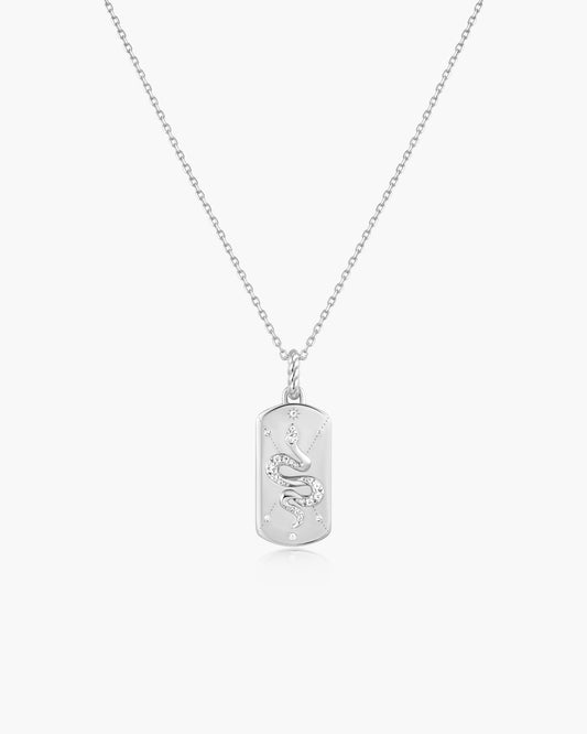 Silver Serpent Necklace