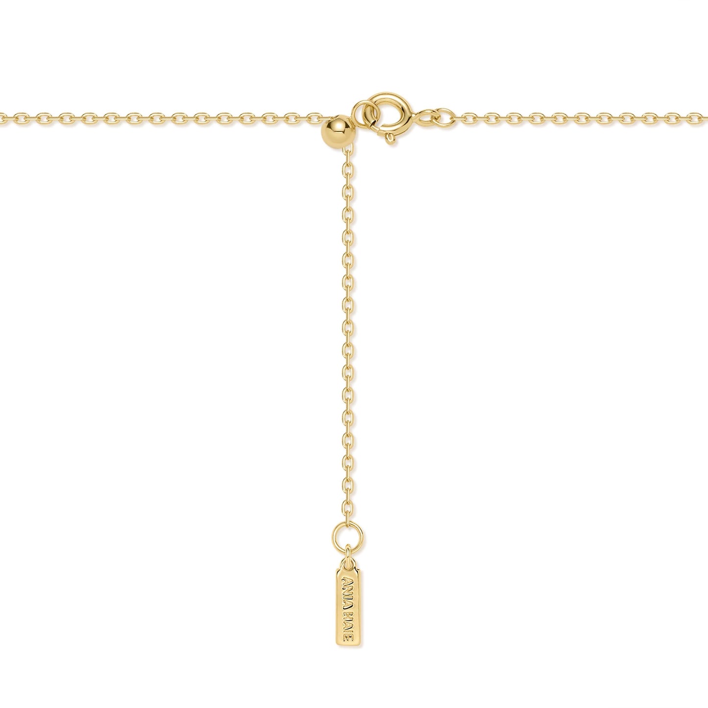 Gold Reversible Horn Necklace
