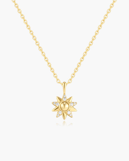 Gold Sunburst Necklace