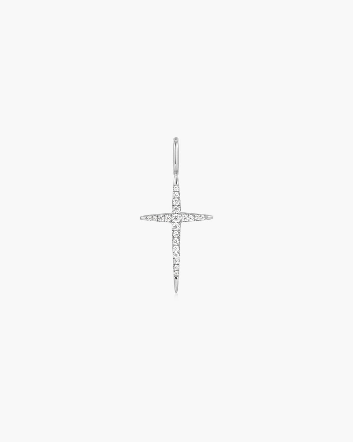 Silver Cross Charm